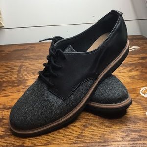 Clarks Collection Raisie Bloom Black Oxford 8M
